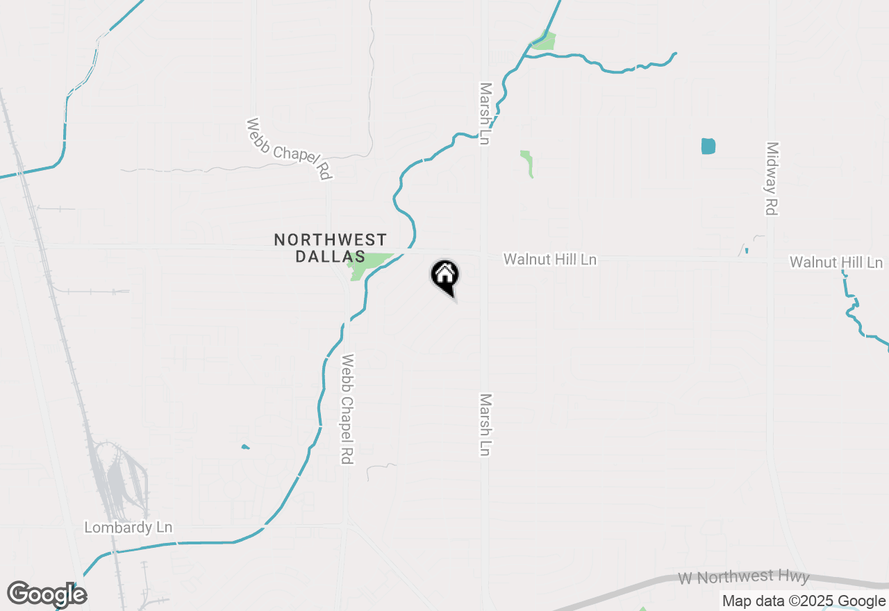 Map of 9974 Witham Street, Dallas, TX 75220