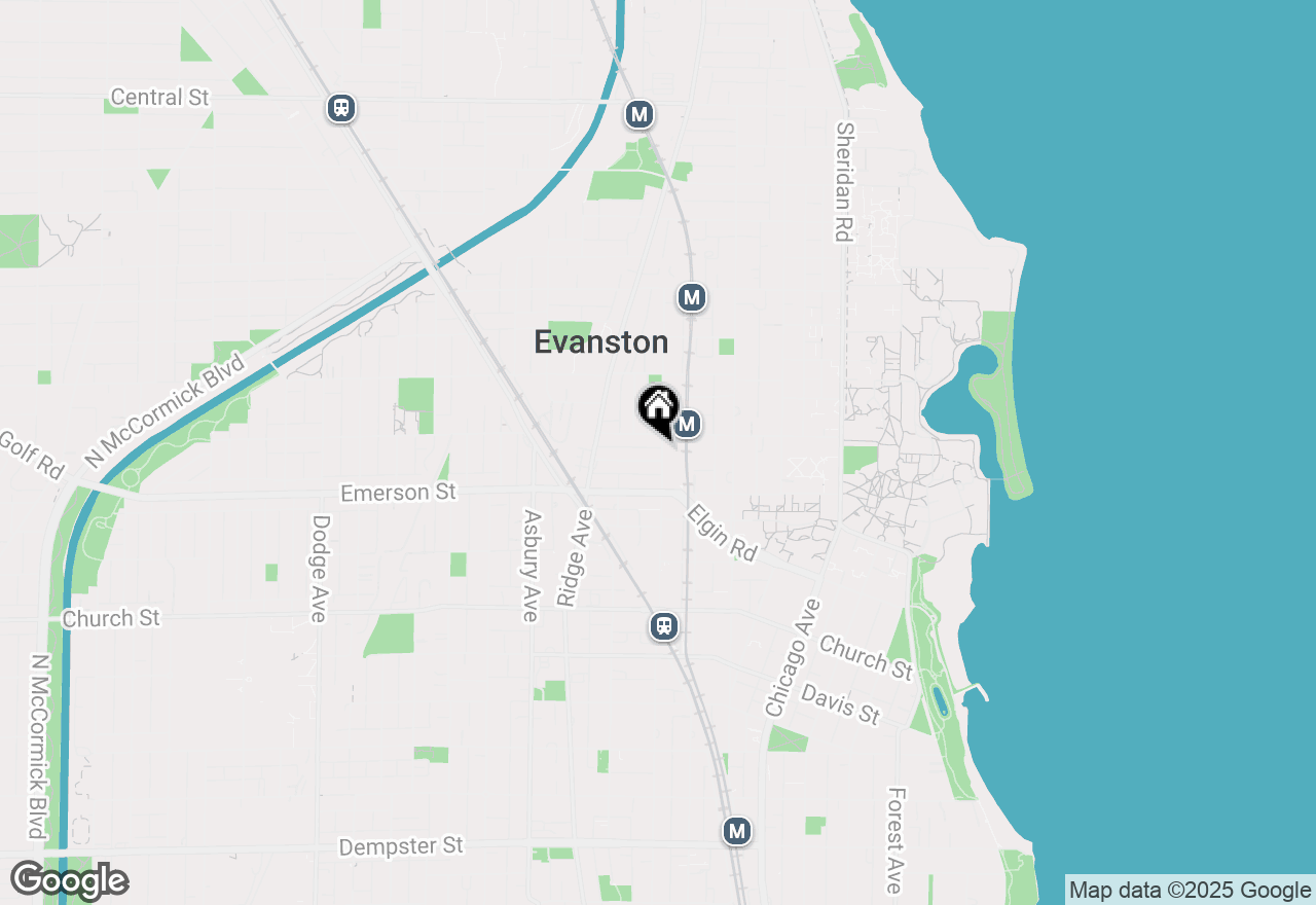 Map of 1934 Maple Avenue, Evanston, IL 60201