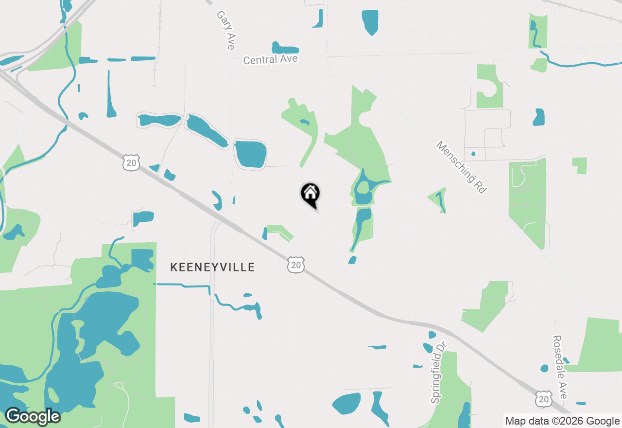 Map of 575 Rodenburg Road, Roselle, IL 60172