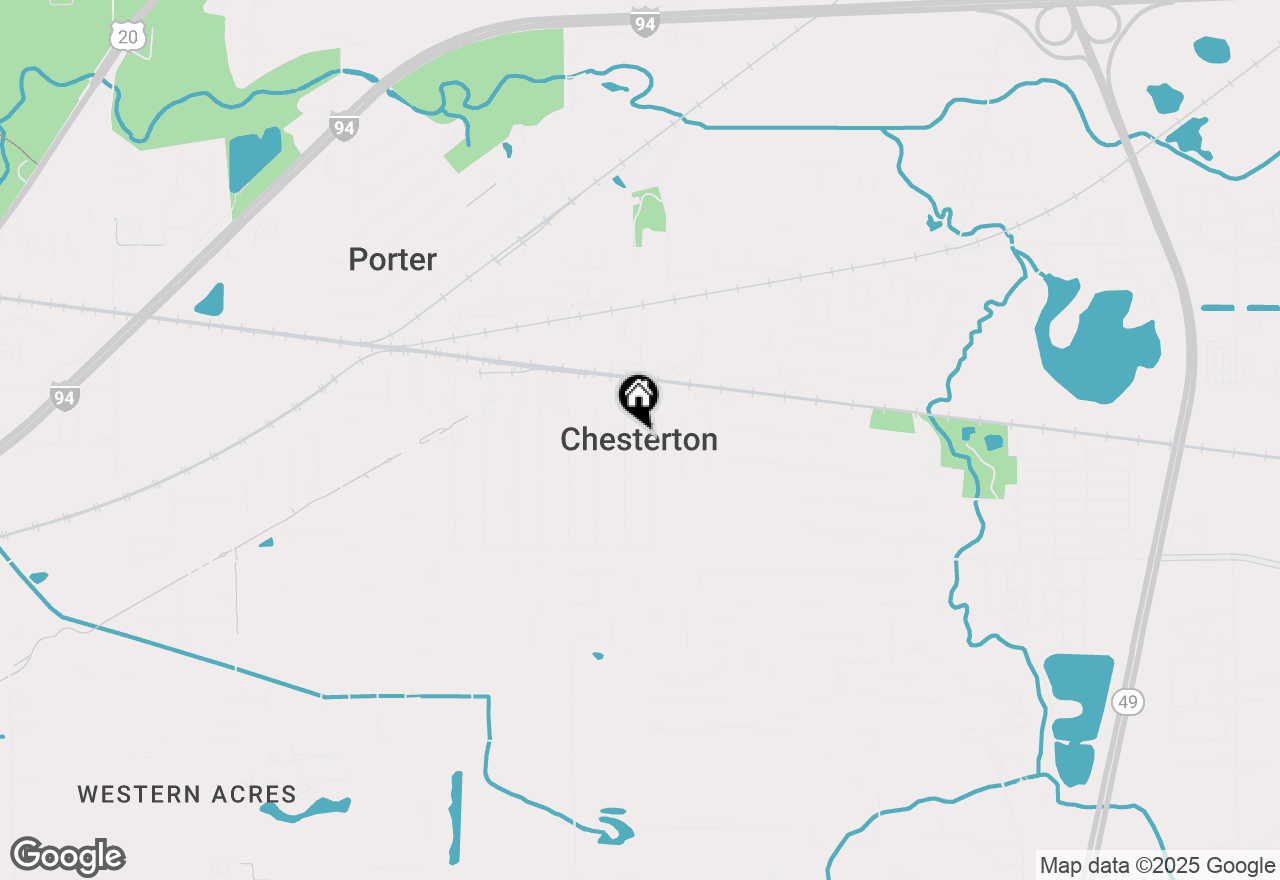 Map of 1604 Melanie Lane, Chesterton, IN 46304