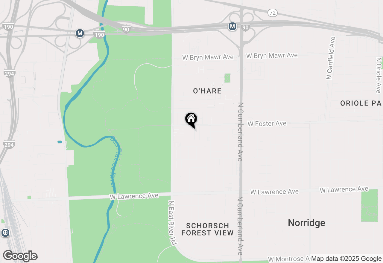 Map of 8657 W Foster Avenue #3B, Chicago, IL 60656