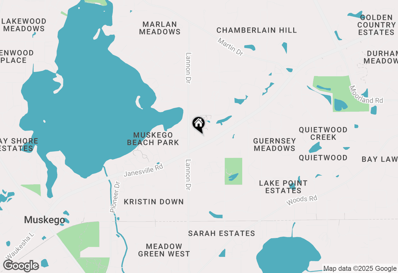 Map of Lt4 Lannon Dr, Muskego, WI 53150