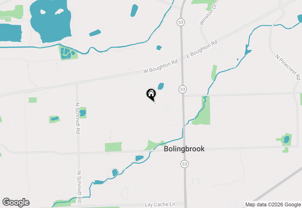 Map of 230 Plymouth Lane, Bolingbrook, IL 60440