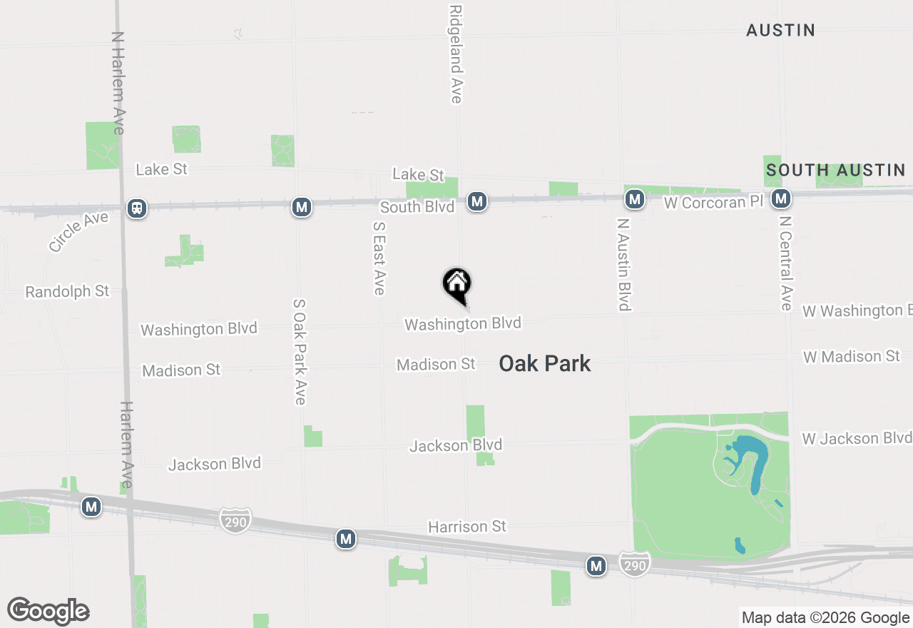 Map of 331 S Ridgeland Avenue #C, Oak Park, IL 60304