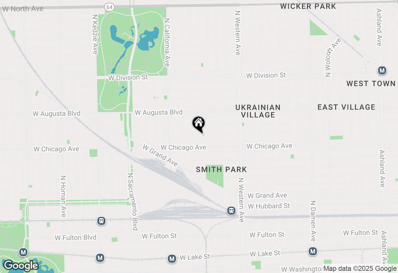 Map of 2618 W Rice Street, Chicago, IL 60622