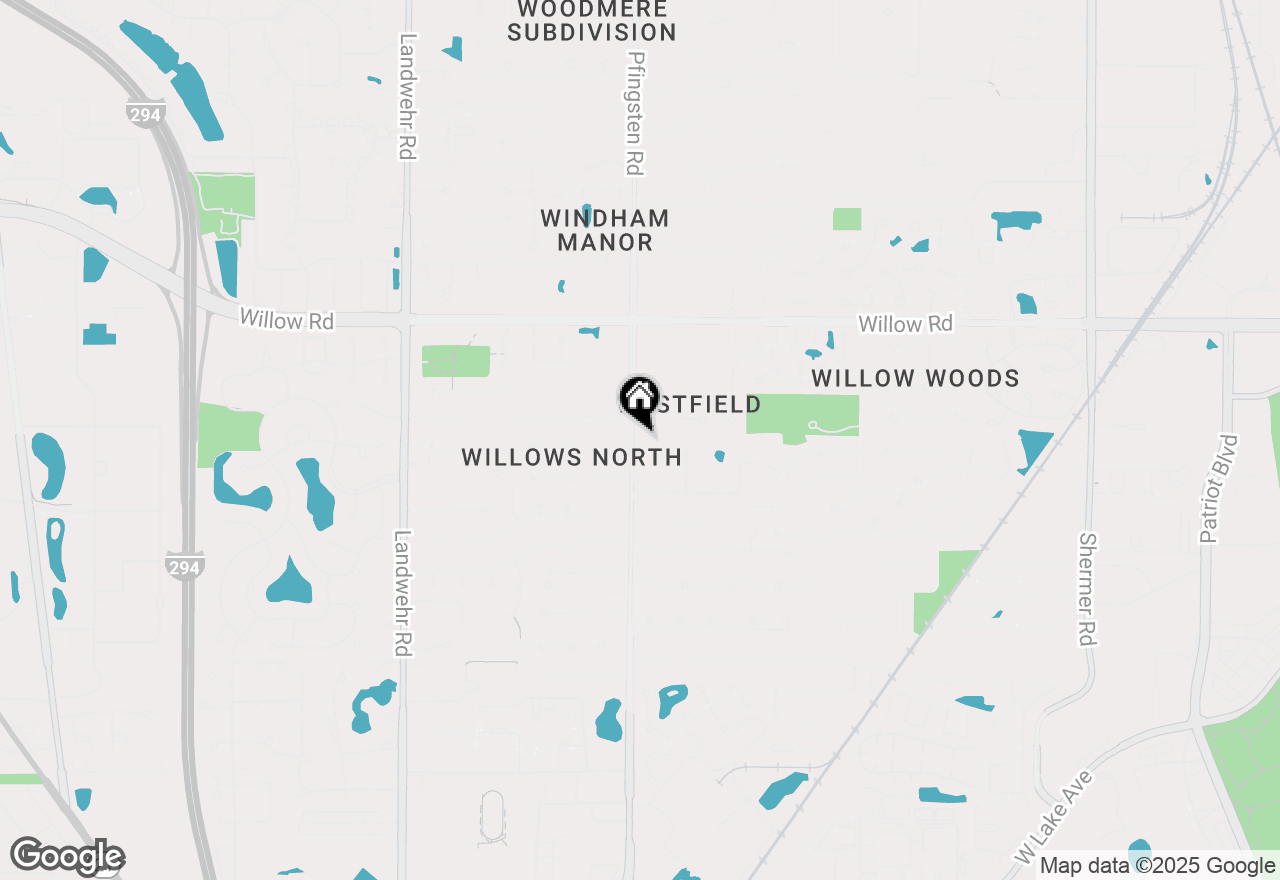 Map of 2509 Astor Court, Glenview, IL 60026