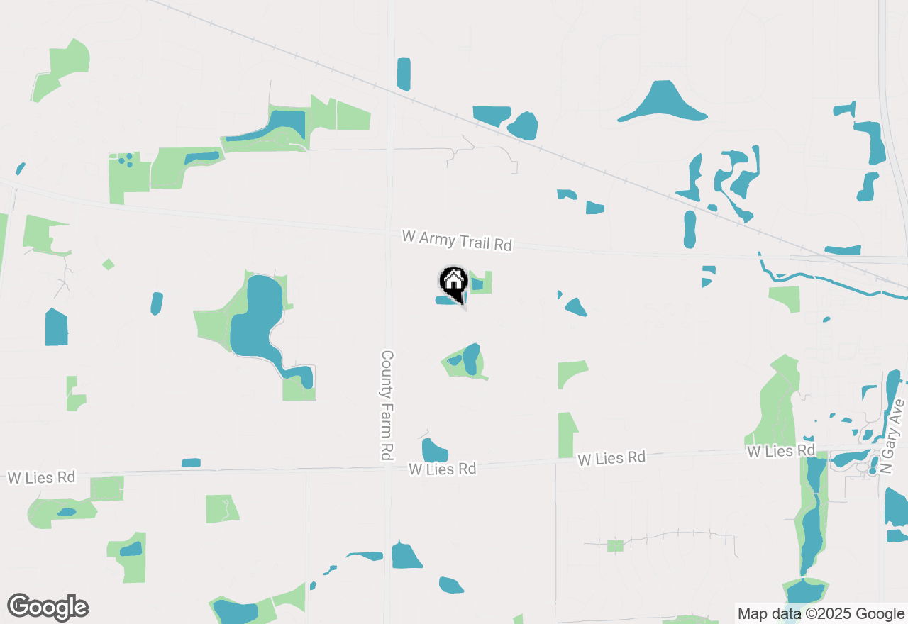 Map of 1247 Trinity Drive, Carol Stream, IL 60188