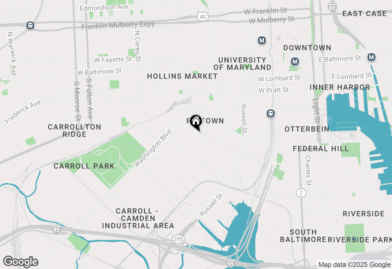 Map of 628 Archer Street, Baltimore, MD 21230