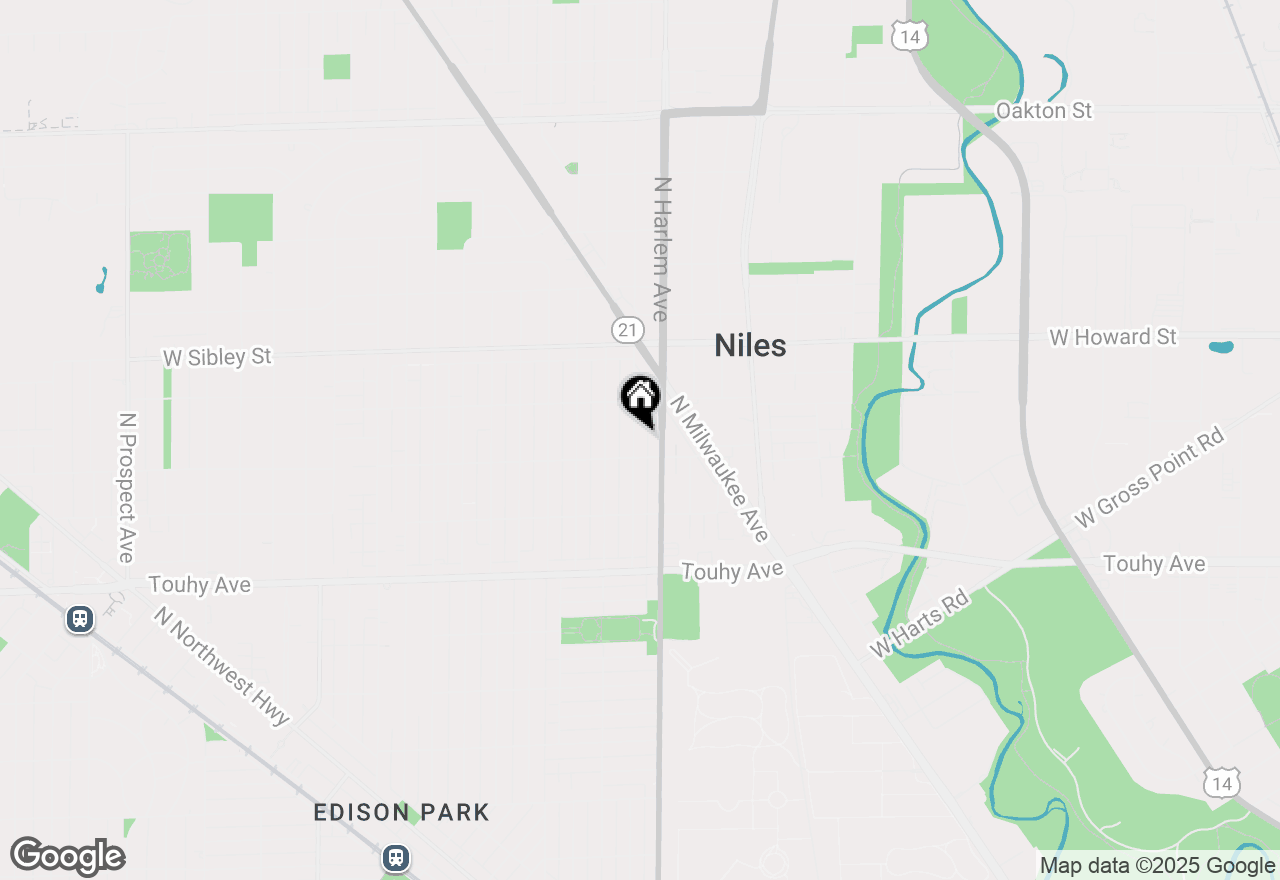 Map of 7417 N Oconto Avenue, Chicago, IL 60631