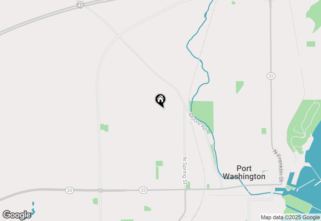 Map of 847 Chisholm Ln, Port Washington, WI 53074