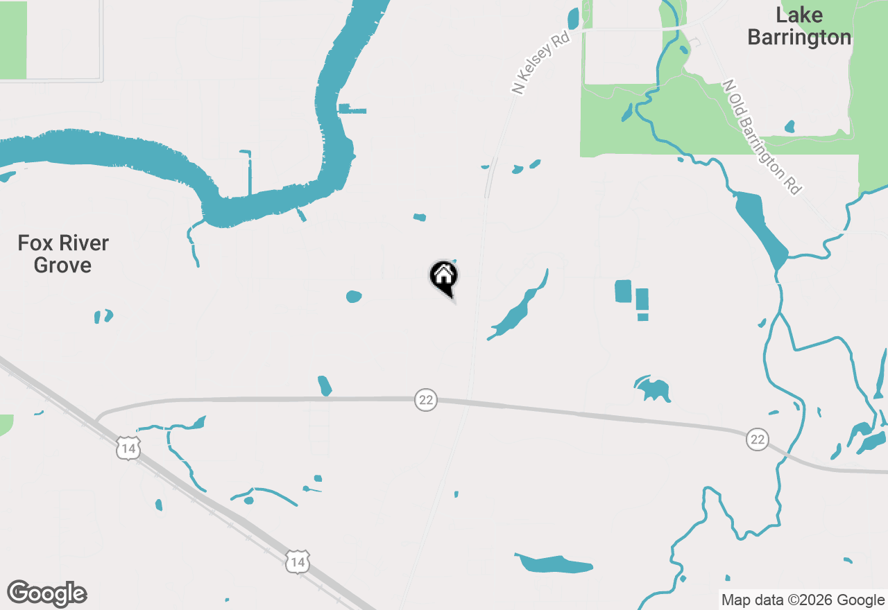 Map of 28415 W Heritage Oaks Road, Barrington, IL 60010