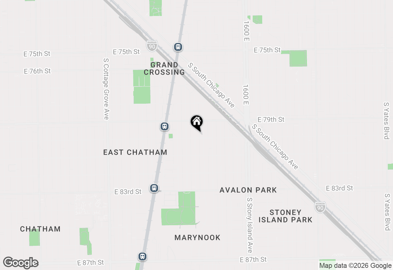 Map of 7947 S Kimbark Avenue, Chicago, IL 60619