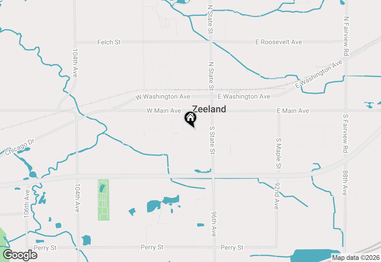 Map of 118 W Central Avenue, Zeeland, MI 49464
