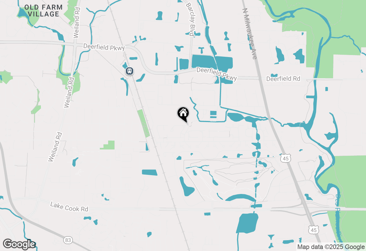 Map of 831 Swallow Street, Deerfield, IL 60015