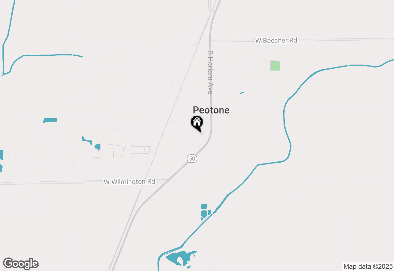 Map of 404 E South Street, Peotone, IL 60468