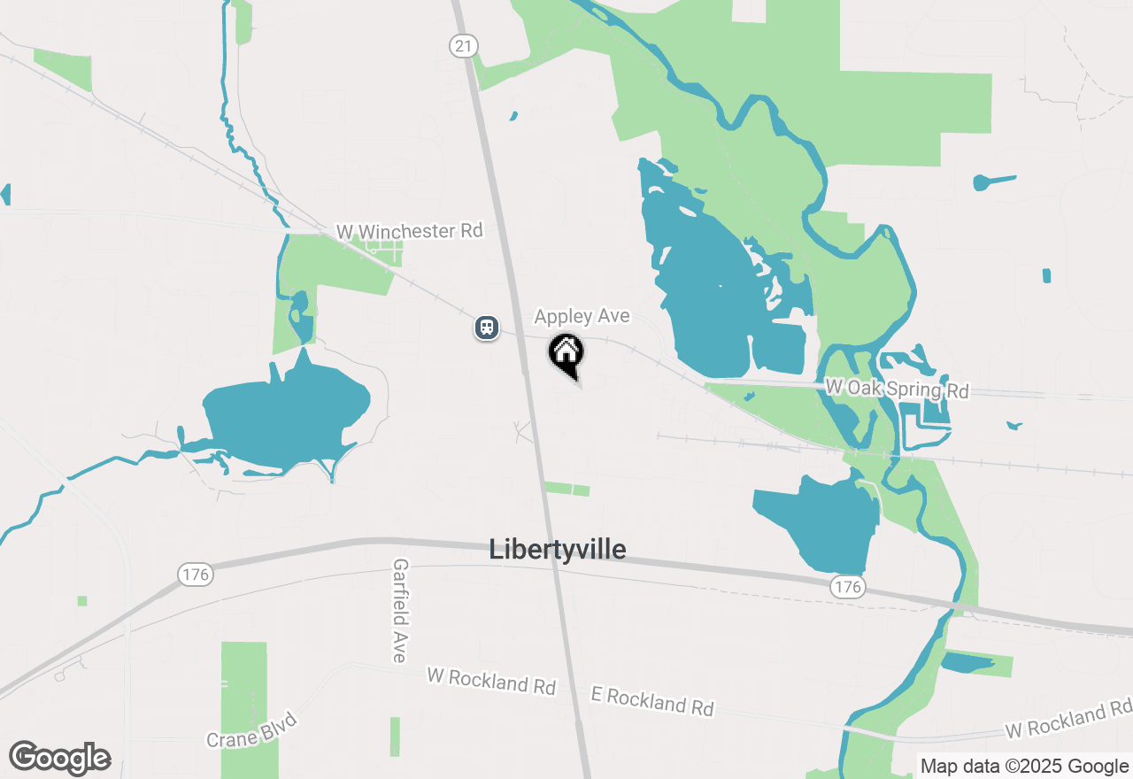 Map of 141 School Street, Libertyville, IL 60048