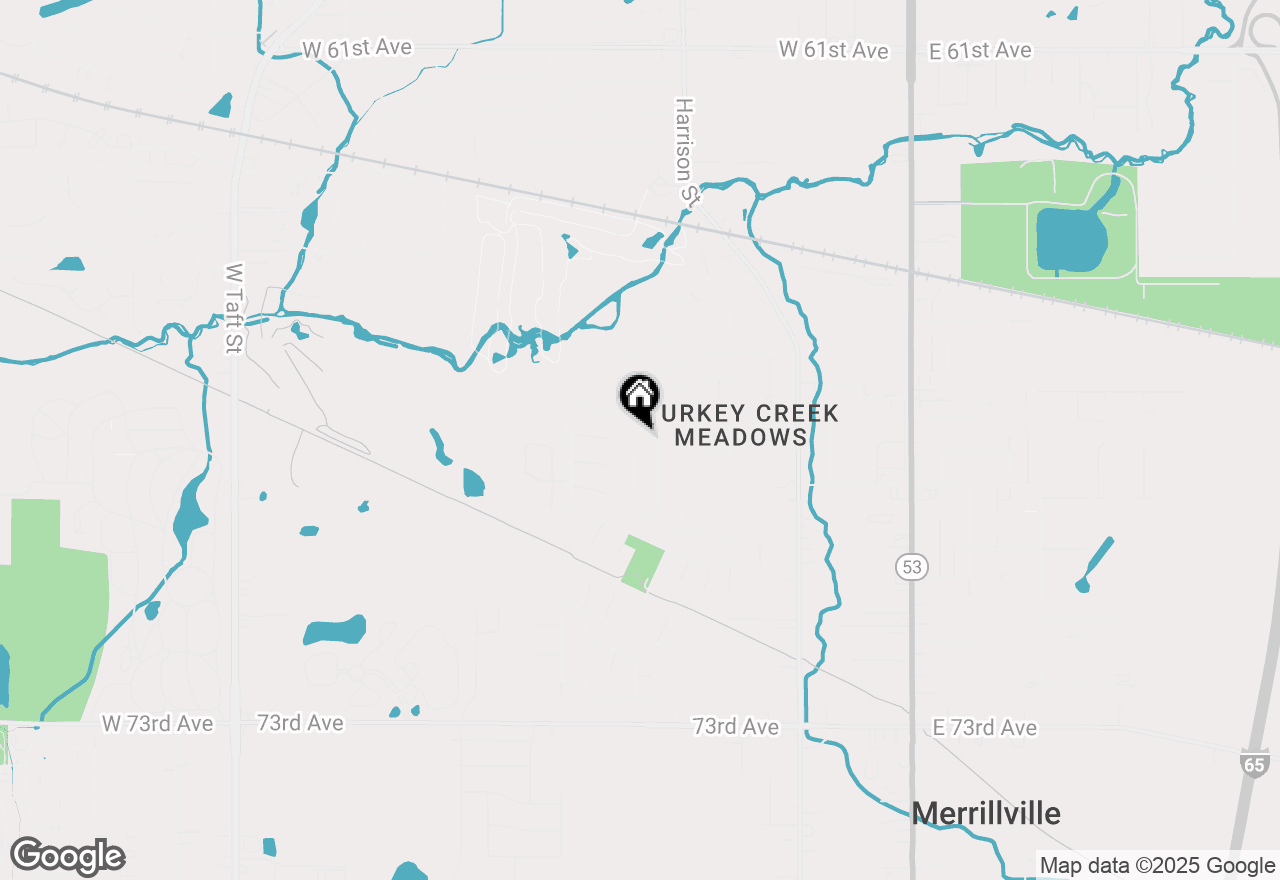 Map of 6777 Polk Street, Merrillville, IN 46410