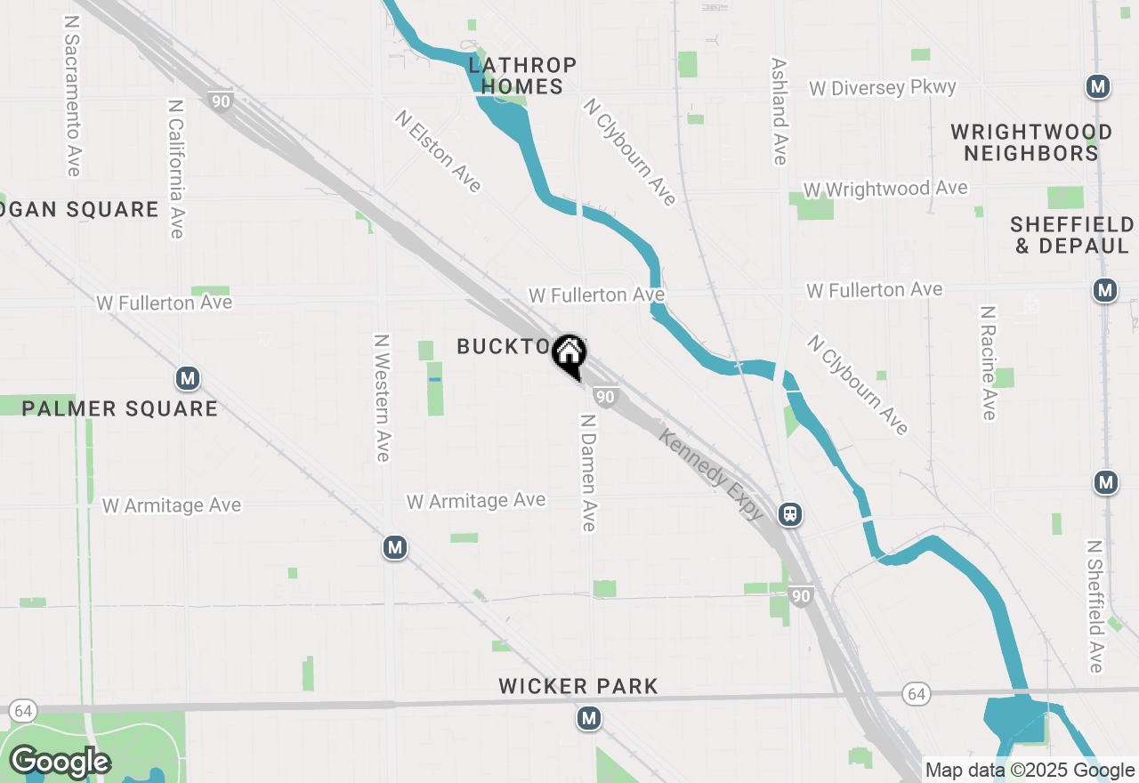 Map of 2020 W Webster Avenue #1E, Chicago, IL 60647