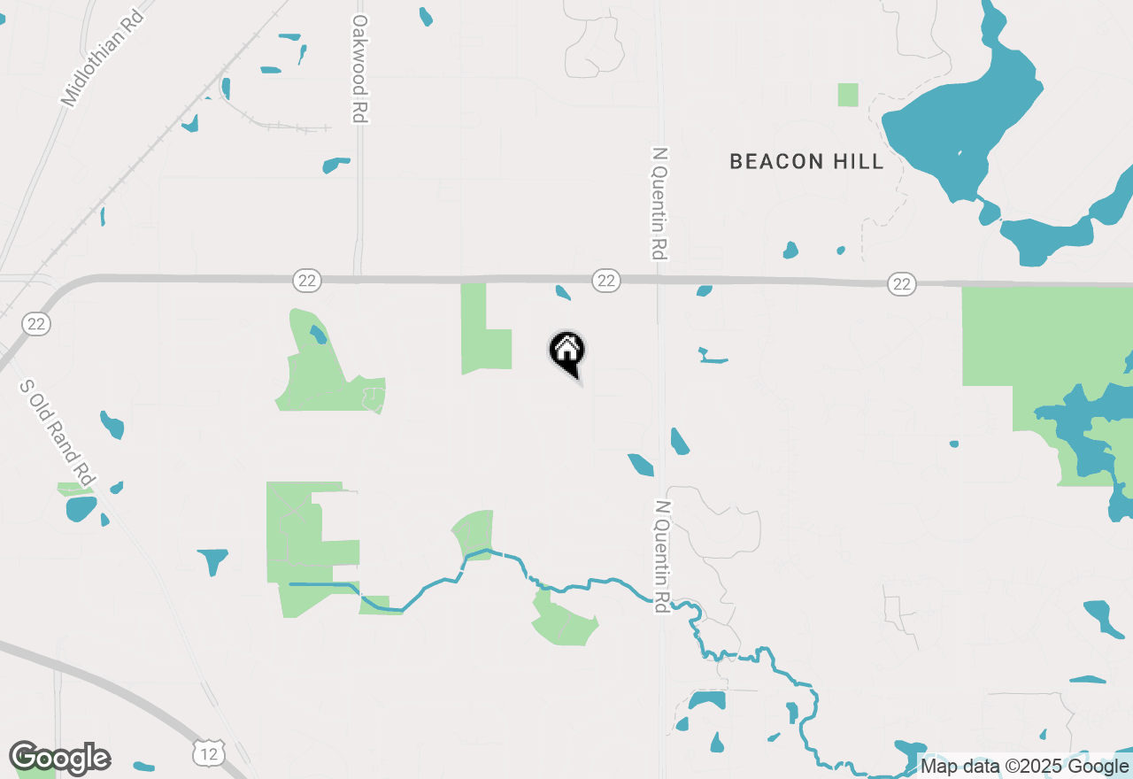 Map of 1280 Berkley Road, Lake Zurich, IL 60047