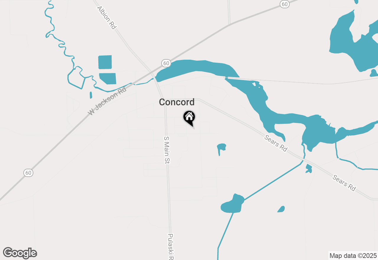 Map of 229 S Concord Street, Concord, MI 49237