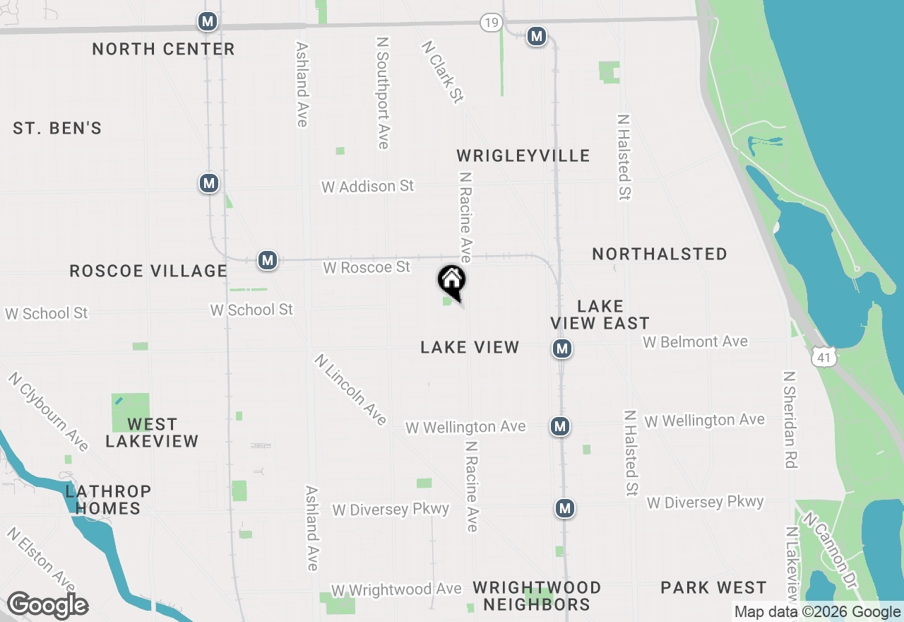 Map of 1225 W School Street, Chicago, IL 60657