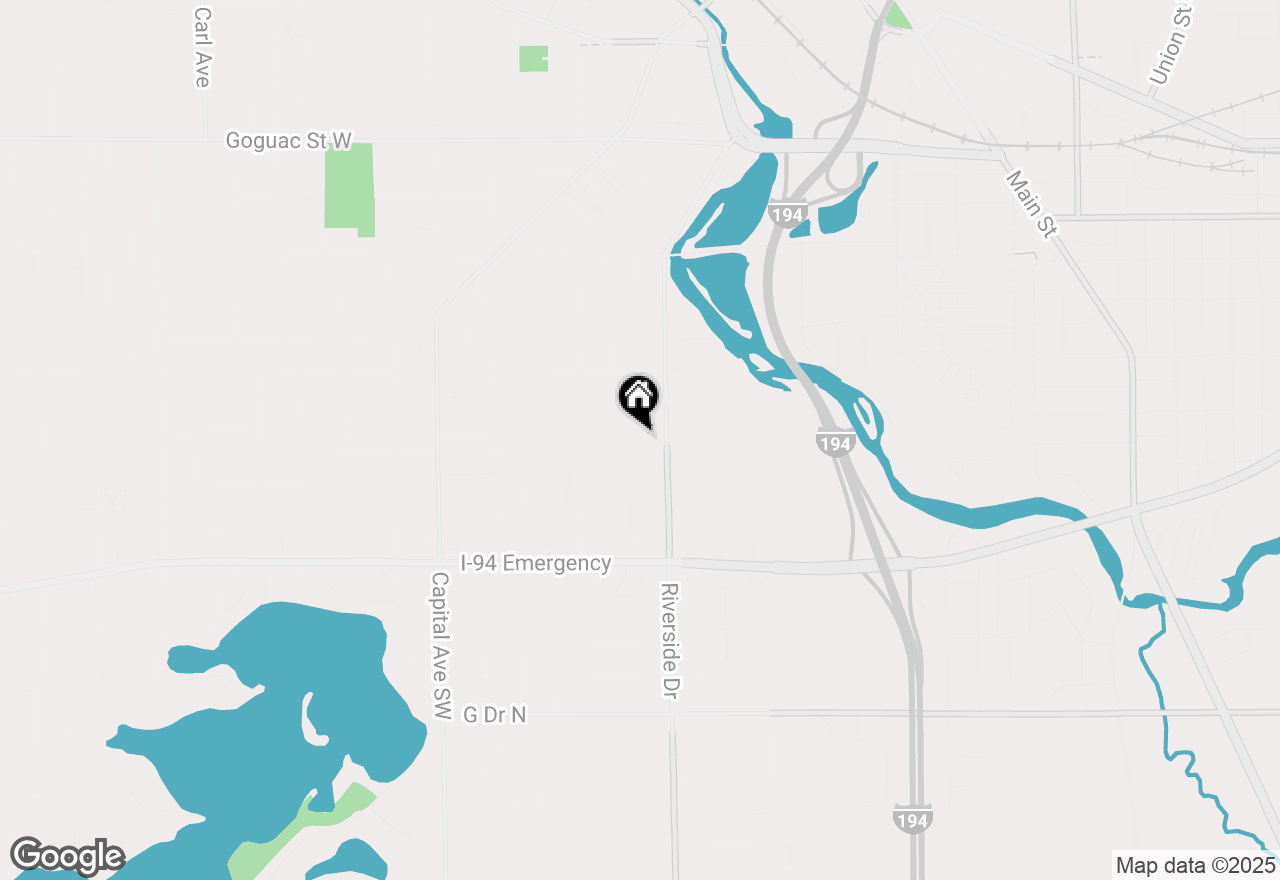 Map of 3 Riverside Parkway, Battle Creek, MI 49015