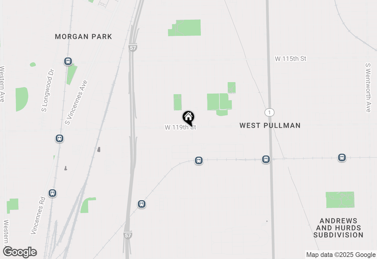 Map of 1625 W 103rd Street #D3, Chicago, IL 60643