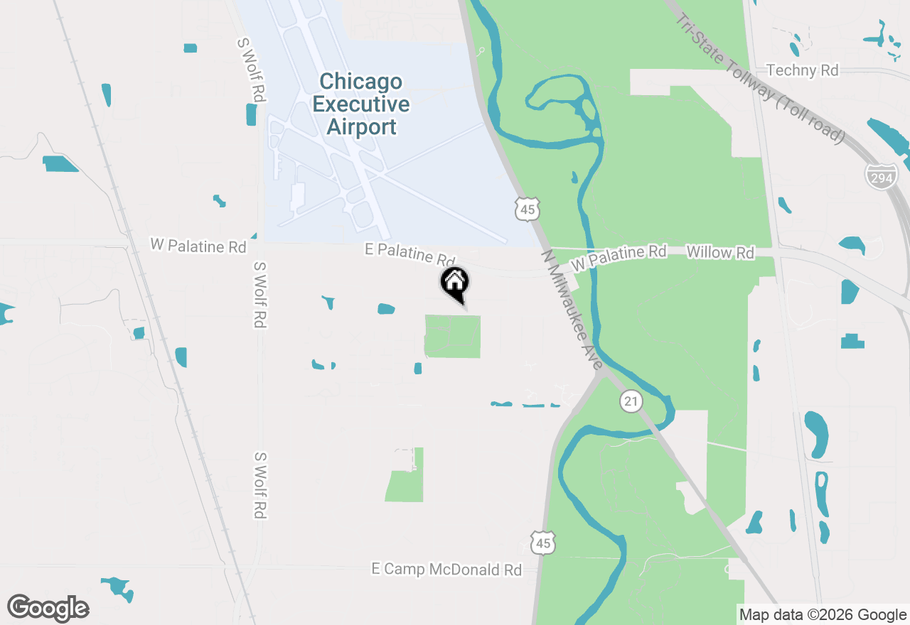 Map of 691 Piper Lane, Prospect Heights, IL 60070