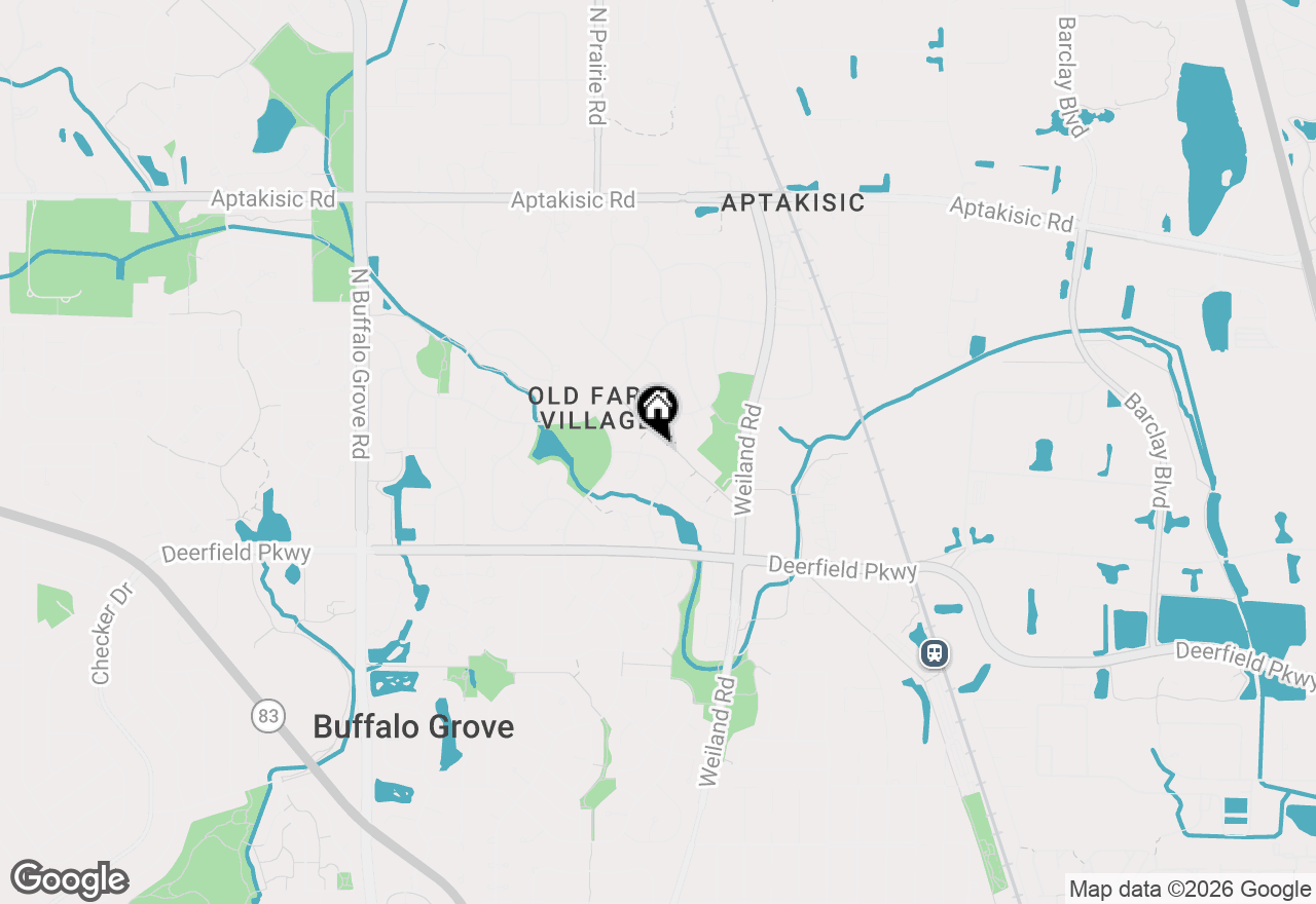 Map of 277 E Fabish Drive #277, Buffalo Grove, IL 60089