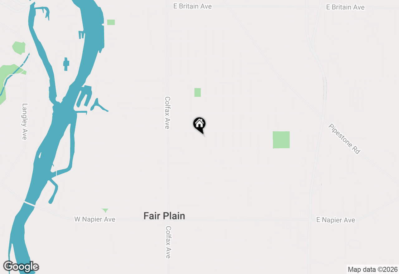 Map of 1238 Broadway, Benton Harbor, MI 49022