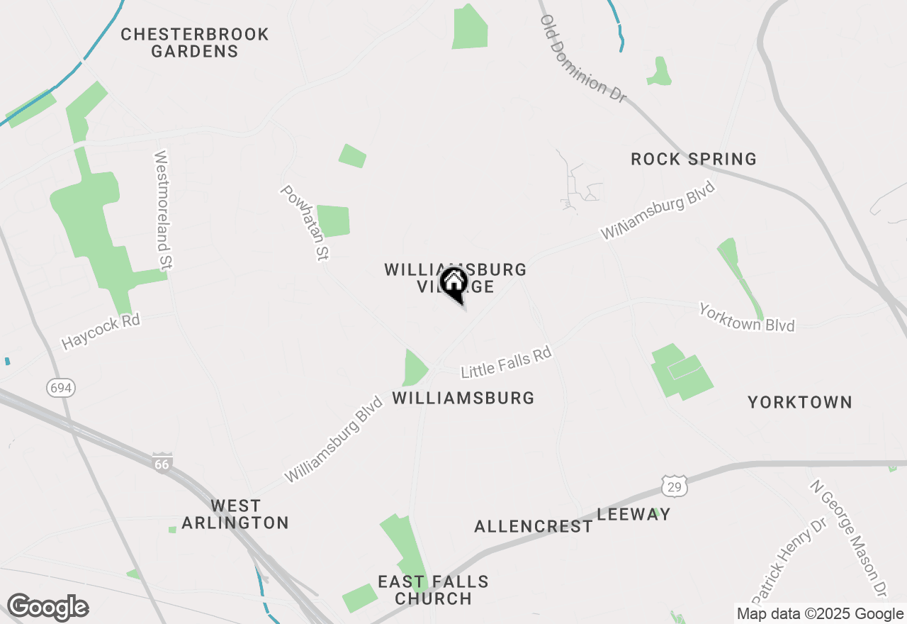 Map of 6135 35th Street N, Arlington, VA 22213