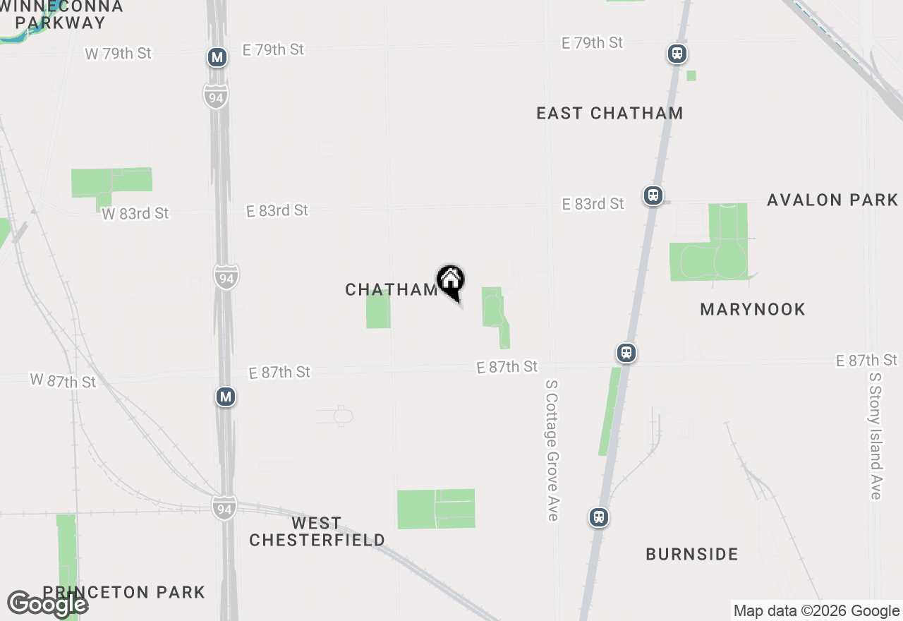 Map of 8533 S Rhodes Avenue, Chicago, IL 60619
