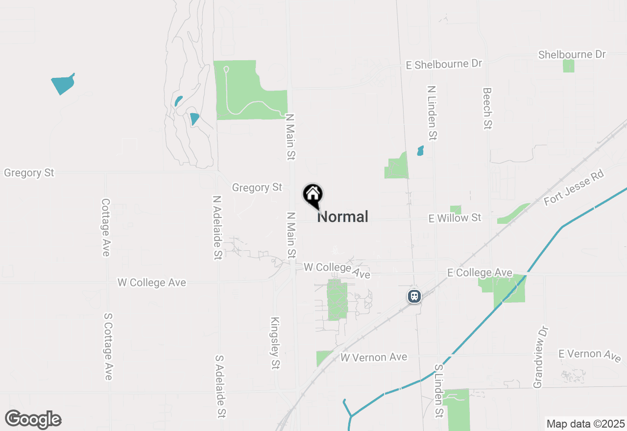 Map of 4 University Court, Normal, IL 61761