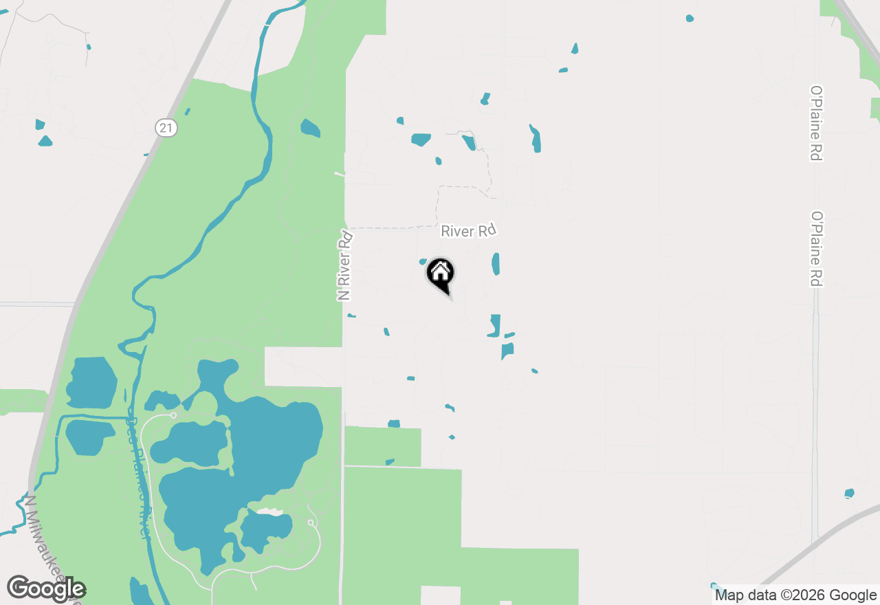 Map of 5521 Churchill Lane, Libertyville, IL 60048