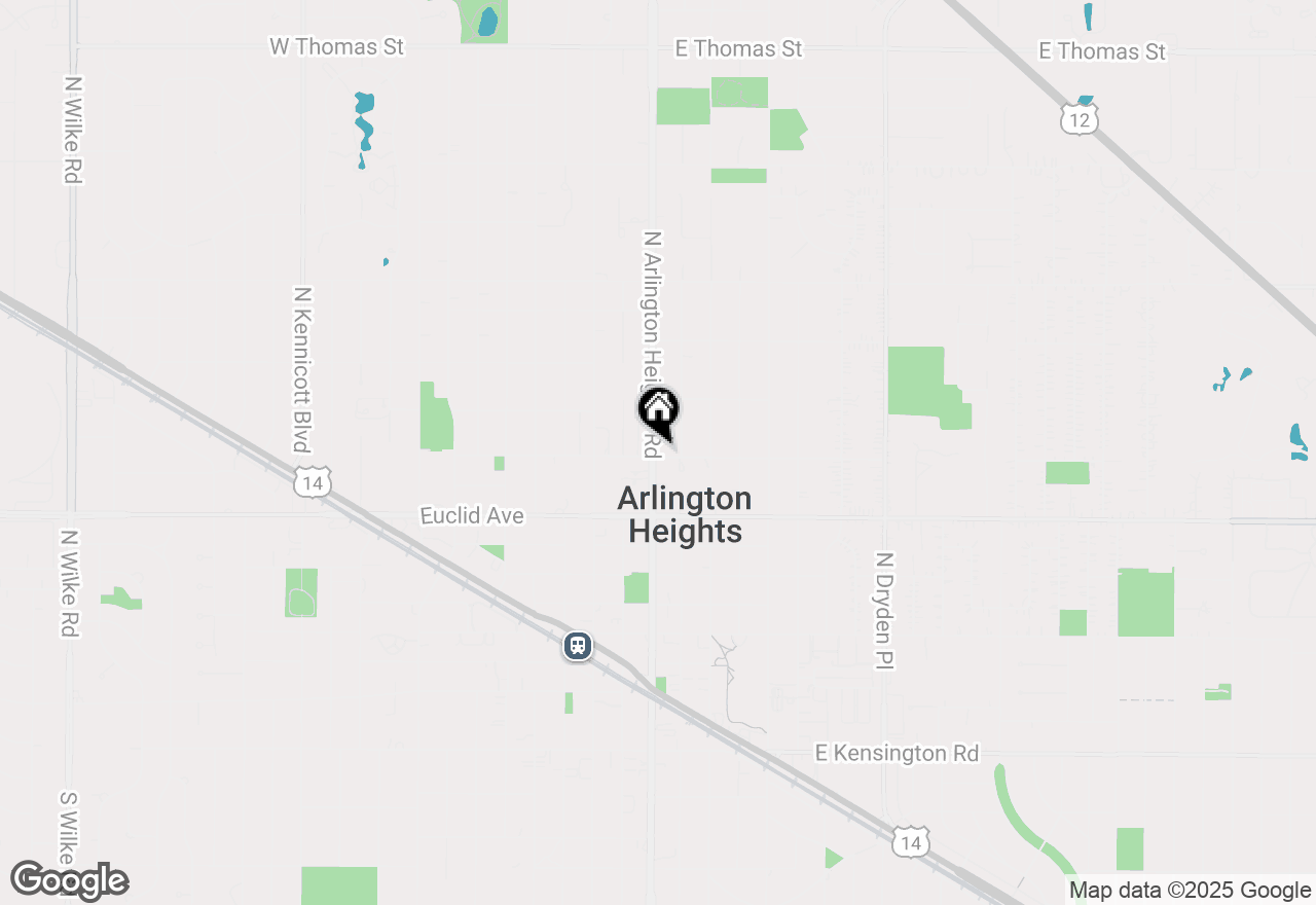 Map of 703 N Arlington Heights Road, Arlington Heights, IL 60004