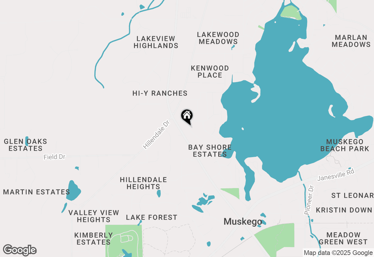Map of W194S7343 Richdorf Dr, Muskego, WI 53150