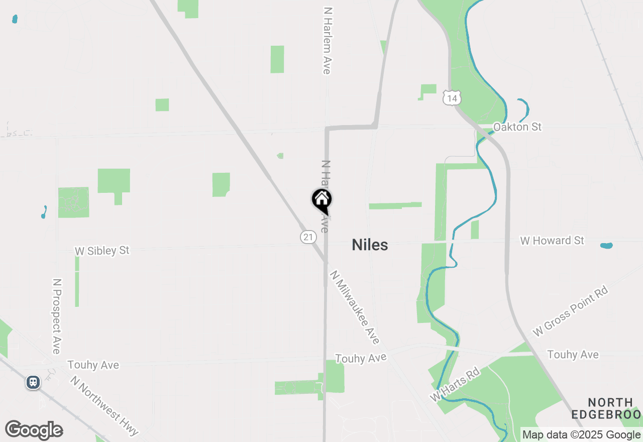 Map of 7646 N Harlem Avenue, Niles, IL 60714