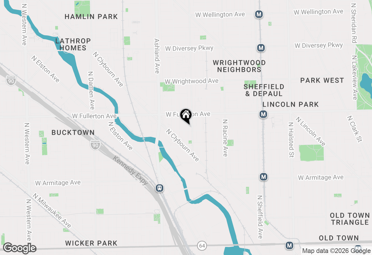 Map of 2309 N Janssen Avenue, Chicago, IL 60614