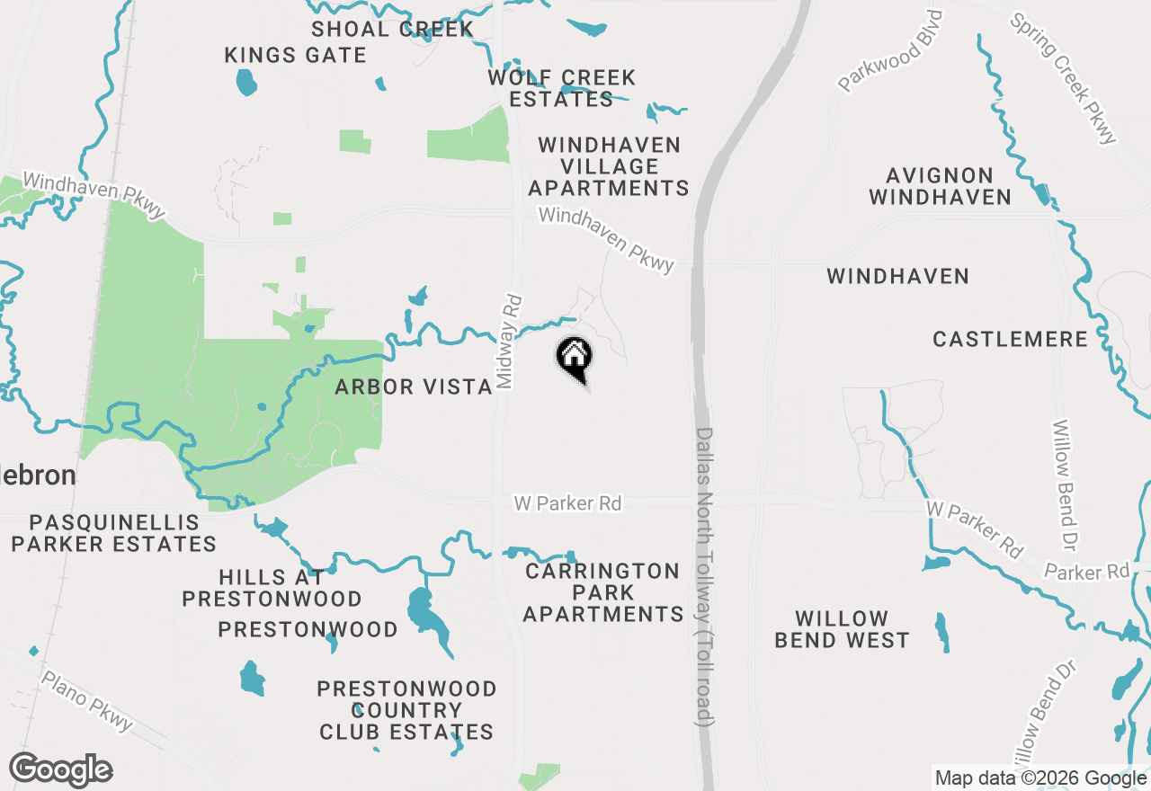 Map of 3713 Edgestone Drive, Plano, TX 75093
