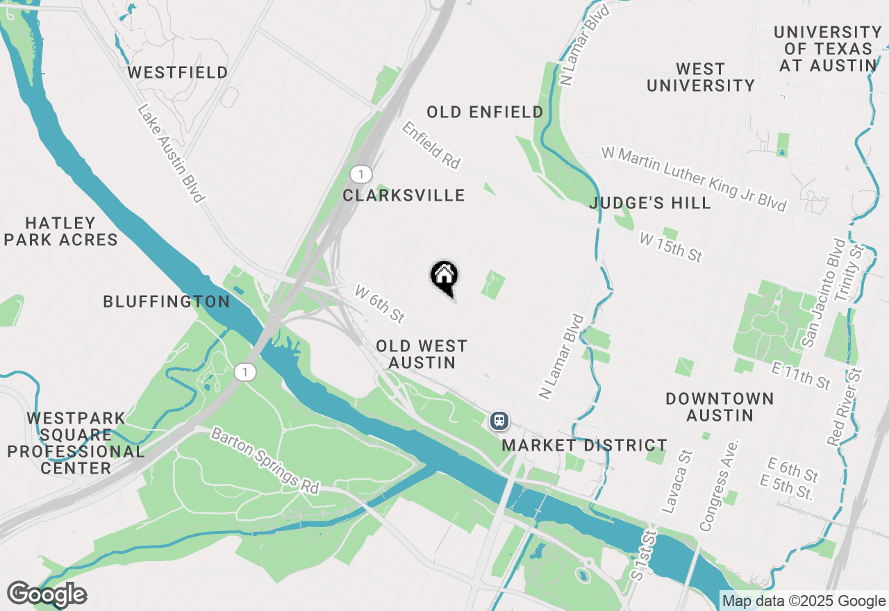 Map of 701 Highland Ave, Austin, TX 78703