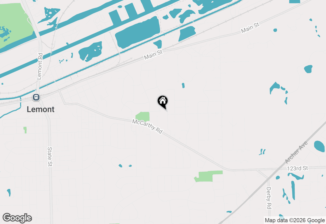 Map of 525 Senon Drive, Lemont, IL 60439