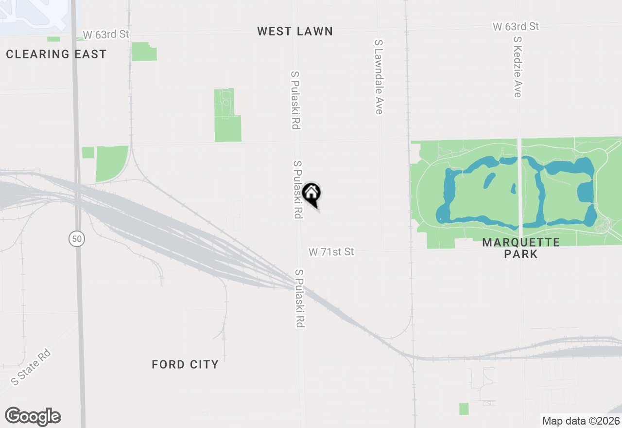 Map of 3933 W 69th Place, Chicago, IL 60629