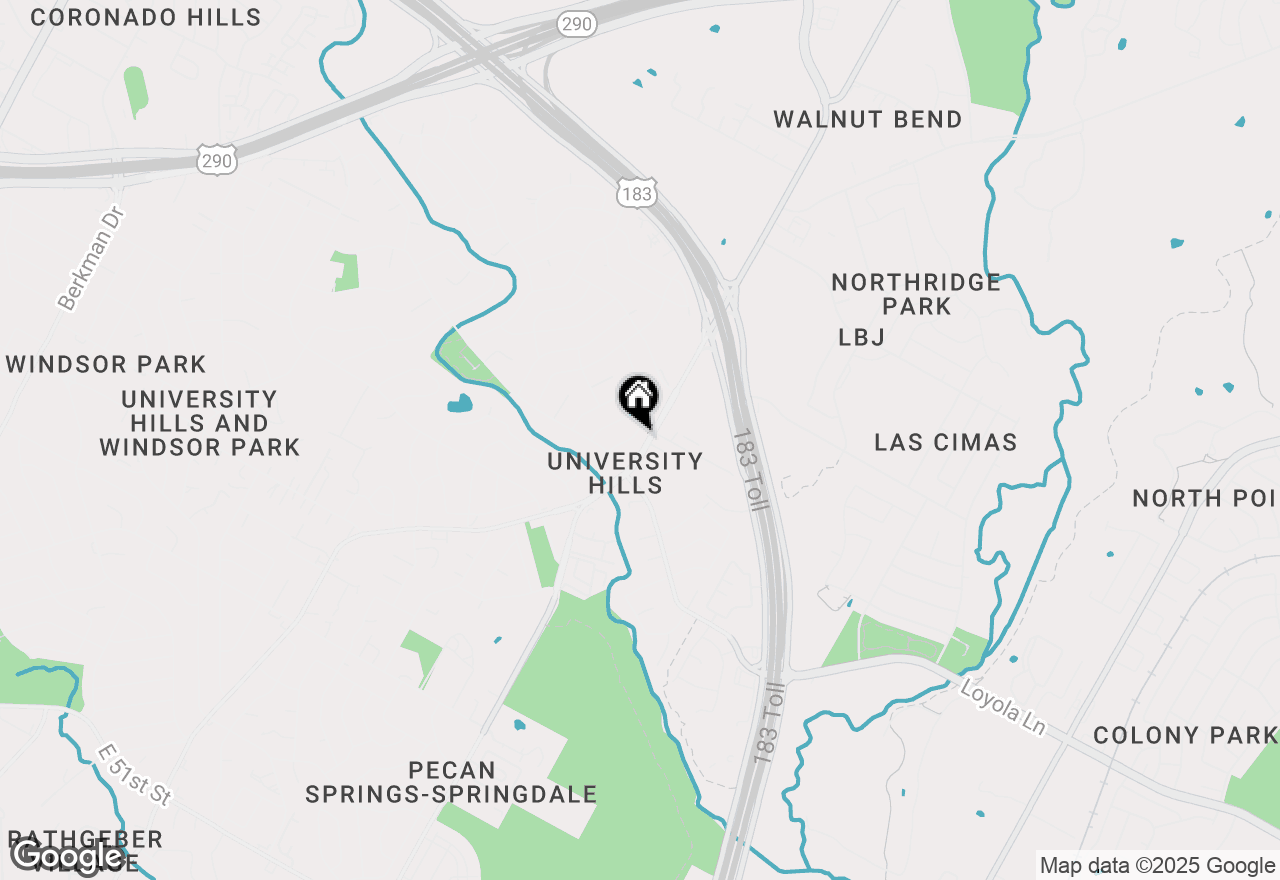 Map of 6803 Kings Pt, Austin, TX 78723