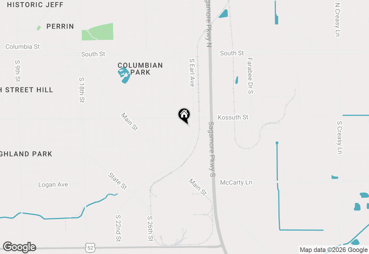 Map of 726 S 31 Street, Lafayette, IN 47904