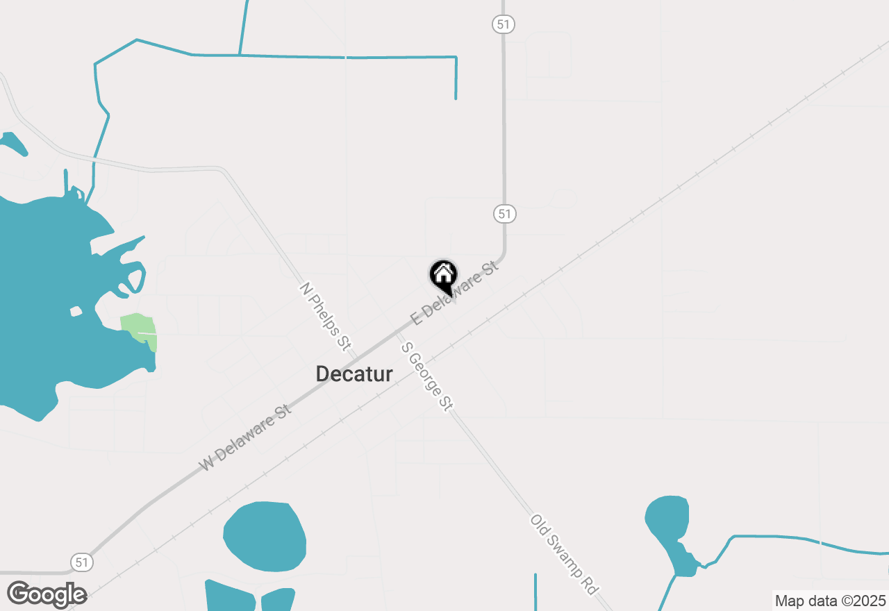 Map of 300 E Delaware Street, Decatur, MI 49045