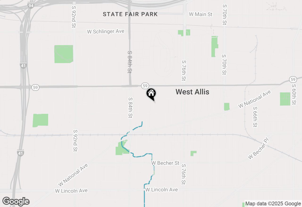 Map of 1529 S 81st St, West Allis, WI 53214