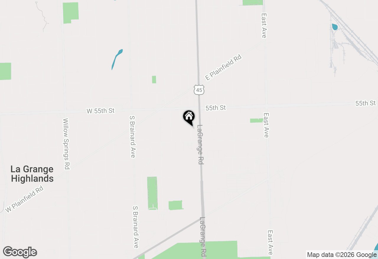 Map of 5604 S Madison Avenue, Countryside, IL 60525