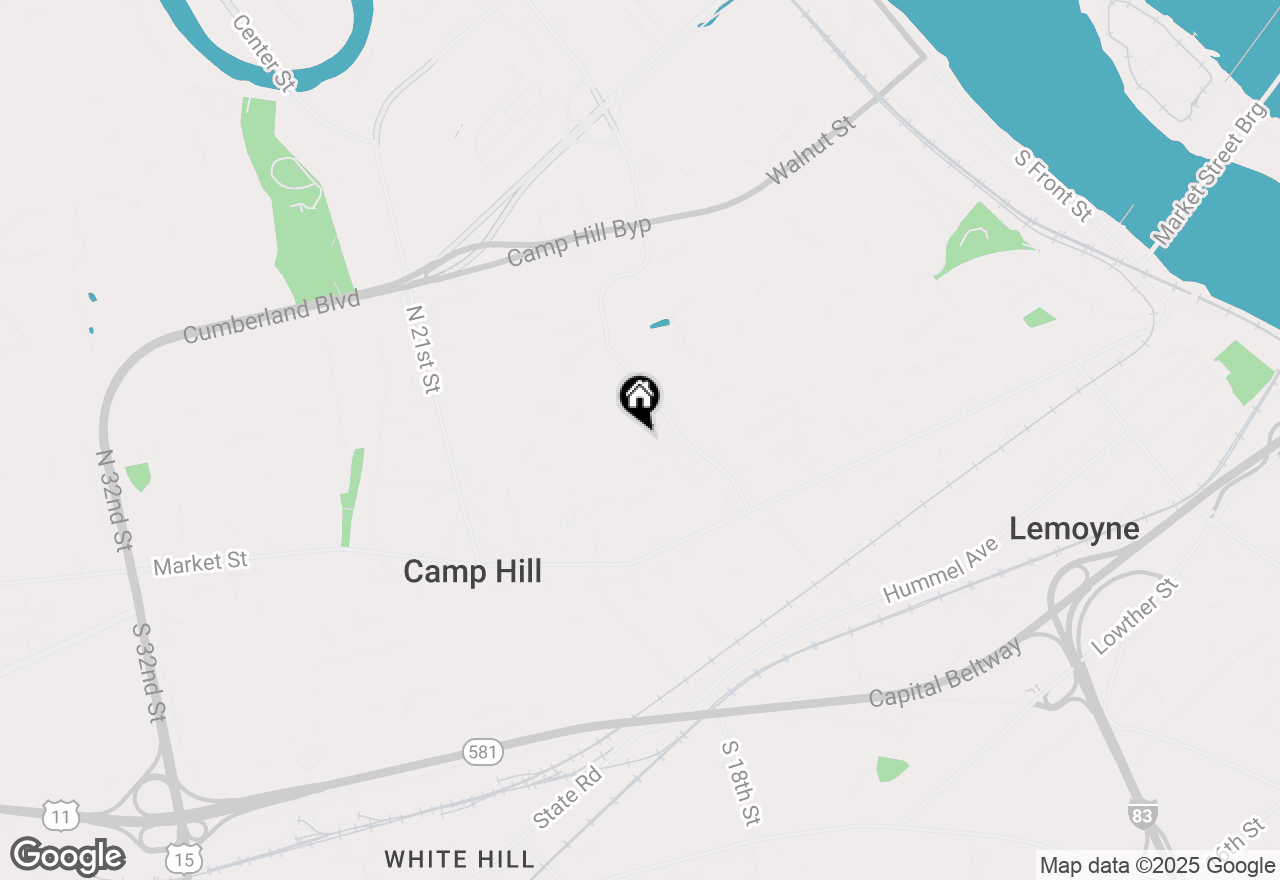 Map of 39 Indiana Circle, Lemoyne, PA 17043