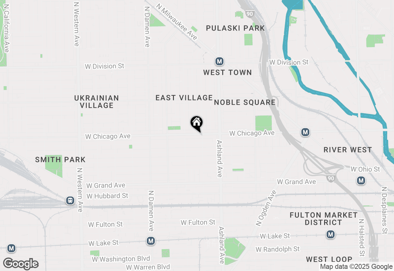 Map of 1719 W Chicago Avenue #4, Chicago, IL 60622