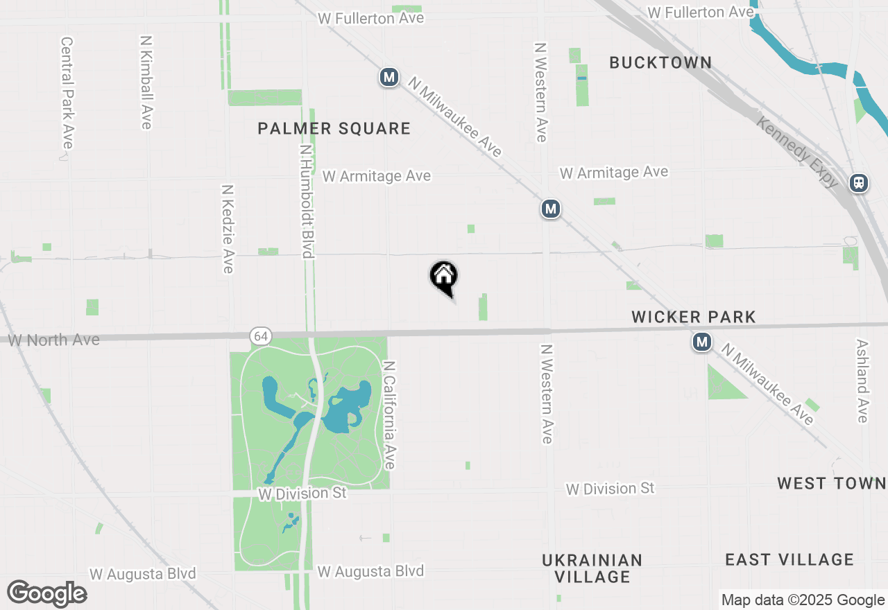 Map of 1640 N Talman Avenue, Chicago, IL 60647